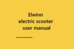 Інструкція по експлуатації електроскутера Elwinn.