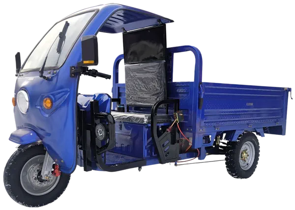 Відкрита кабіна Elwinn Atlant із місцем водія та відділенням під сидінням