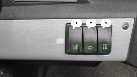 Обігрів салону та противотуманні фари