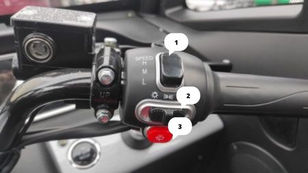 Права ручка в електромобілях Elwinn