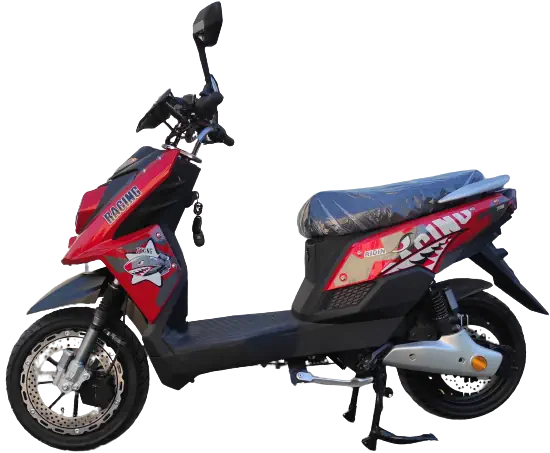 Электроскутер с большими 12-дюймовыми колесами