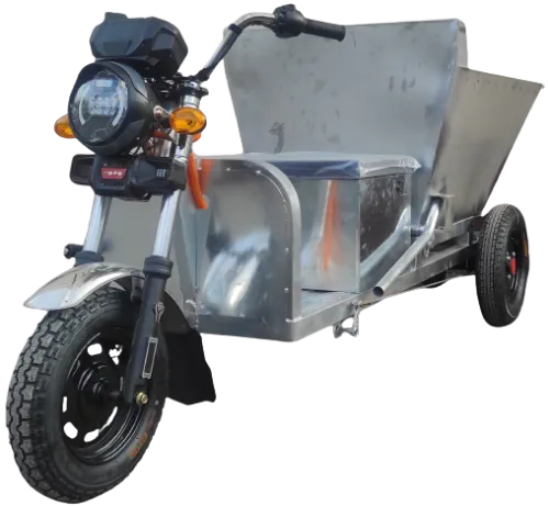 Электро трицикл самосвал из нержавейки