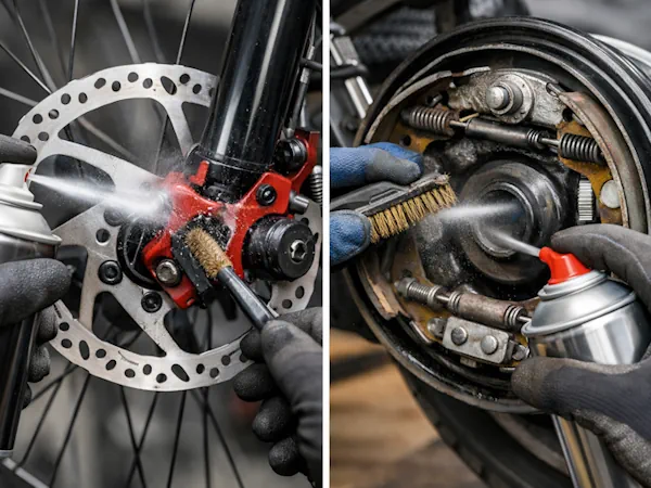 Як почистити гальмівні колодки в електроскутері і електровелосипеді